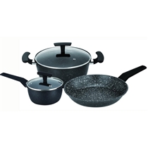 5 Pcs Nano Non-stick Coating Forged Die-cast Cookware Set