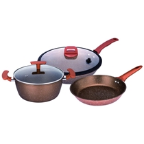 5 Pcs Nano Non-stick Coating Forged Die-cast Cookware Set