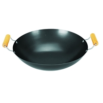 Non-stick Chinese Wok with 2 Wooden Handles
