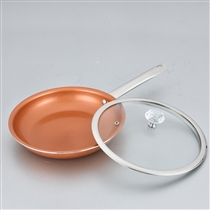 Aluminium Fry Pan with glass cover