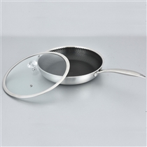 Stainless Steel fry pan with cover